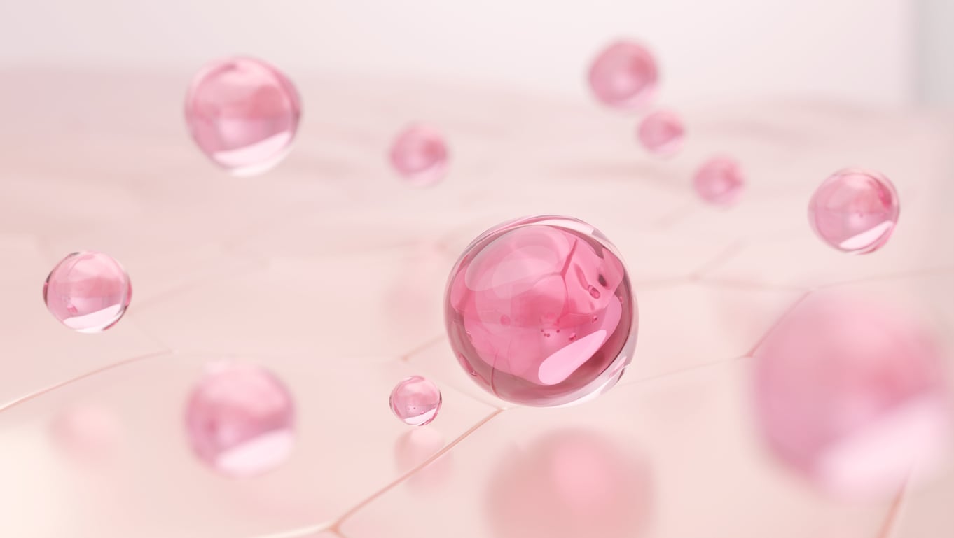 PDRN Exosome micro molecules for skin regeneration 3D 